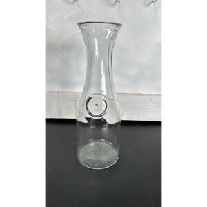 Anchor Hocking Clear Glass 1 Liter Wine Juice Milk Decanter Carafe  USA